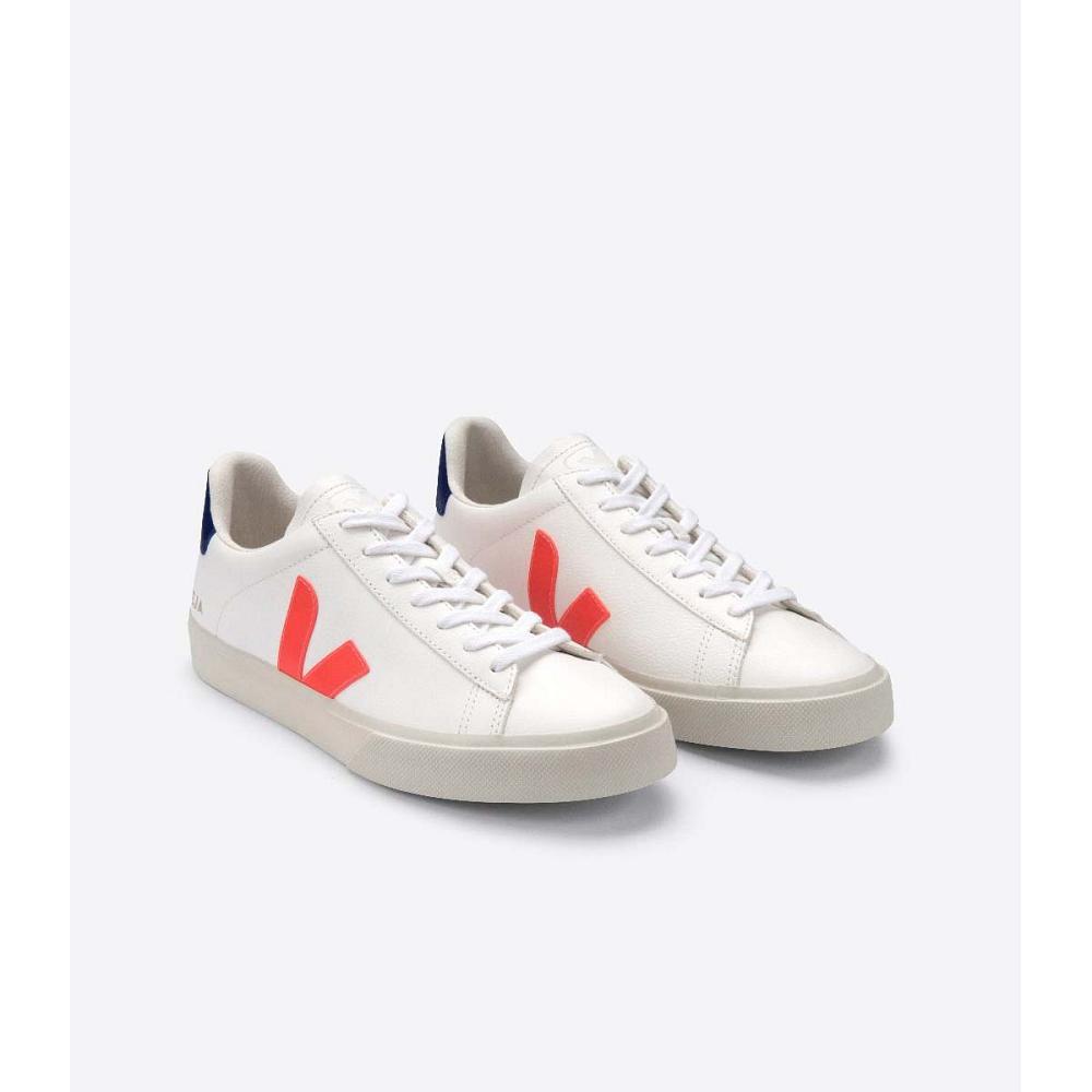 Veja CAMPO CHROMEFREE Low Tops Sneakers Férfi White/Orange | HU 202LIS